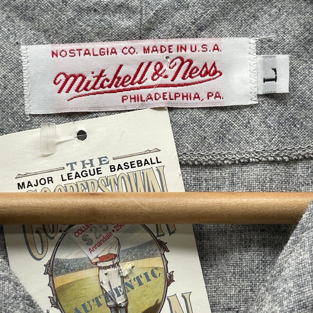 NEW Mitchell & Ness Yogi Berra 1951 New York Yankees Jersey Cooperstown Wool L - Picture 8 of 12